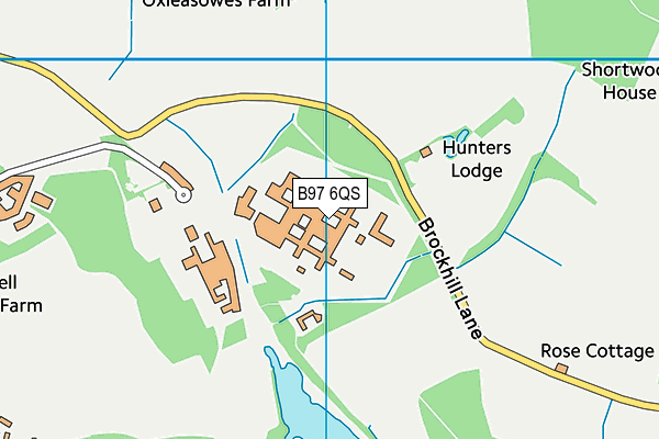 B97 6QS map - OS VectorMap District (Ordnance Survey) B97 6QS map - OS VectorMap District (Ordnance Survey)