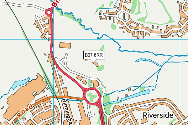 B97 6RR map - OS VectorMap District (Ordnance Survey) B97 6RR map - OS VectorMap District (Ordnance Survey)