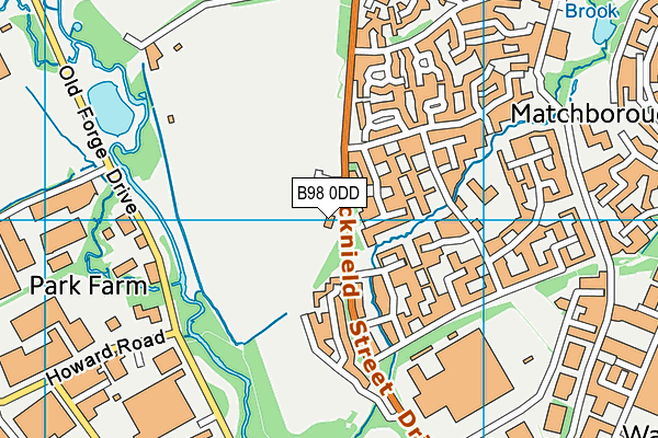 B98 0DD map - OS VectorMap District (Ordnance Survey) B98 0DD map - OS VectorMap District (Ordnance Survey)