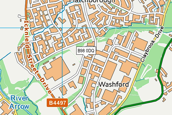 B98 0DQ map - OS VectorMap District (Ordnance Survey) B98 0DQ map - OS VectorMap District (Ordnance Survey)