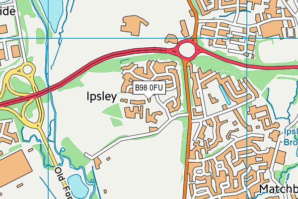 B98 0FU map - OS VectorMap District (Ordnance Survey) B98 0FU map - OS VectorMap District (Ordnance Survey)