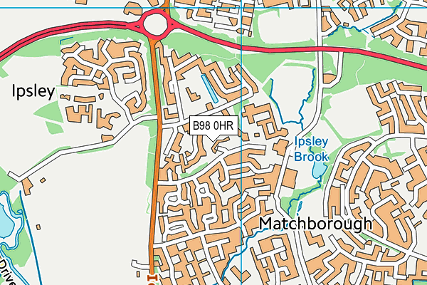 B98 0HR map - OS VectorMap District (Ordnance Survey) B98 0HR map - OS VectorMap District (Ordnance Survey)