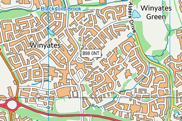 B98 0NT map - OS VectorMap District (Ordnance Survey) B98 0NT map - OS VectorMap District (Ordnance Survey)