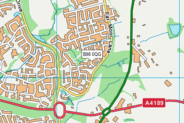B98 0QG map - OS VectorMap District (Ordnance Survey) B98 0QG map - OS VectorMap District (Ordnance Survey)