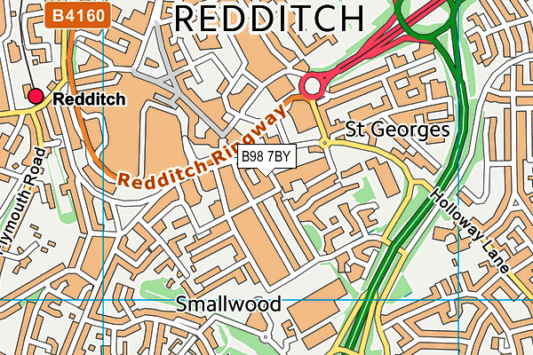 B98 7BY map - OS VectorMap District (Ordnance Survey) B98 7BY map - OS VectorMap District (Ordnance Survey)