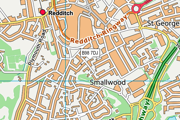 B98 7DJ map - OS VectorMap District (Ordnance Survey) B98 7DJ map - OS VectorMap District (Ordnance Survey)