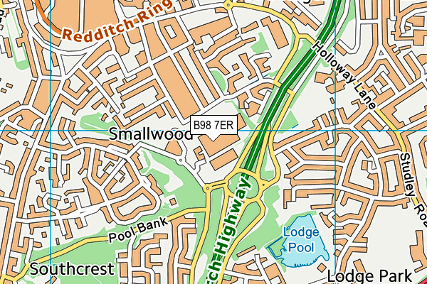 B98 7ER map - OS VectorMap District (Ordnance Survey) B98 7ER map - OS VectorMap District (Ordnance Survey)