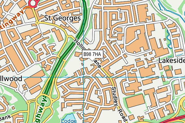 B98 7HA map - OS VectorMap District (Ordnance Survey) B98 7HA map - OS VectorMap District (Ordnance Survey)
