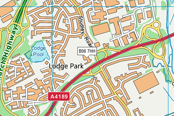 B98 7HH map - OS VectorMap District (Ordnance Survey) B98 7HH map - OS VectorMap District (Ordnance Survey)