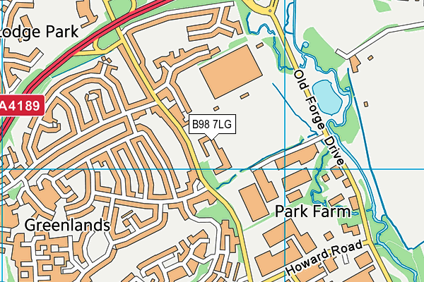 B98 7LG map - OS VectorMap District (Ordnance Survey) B98 7LG map - OS VectorMap District (Ordnance Survey)
