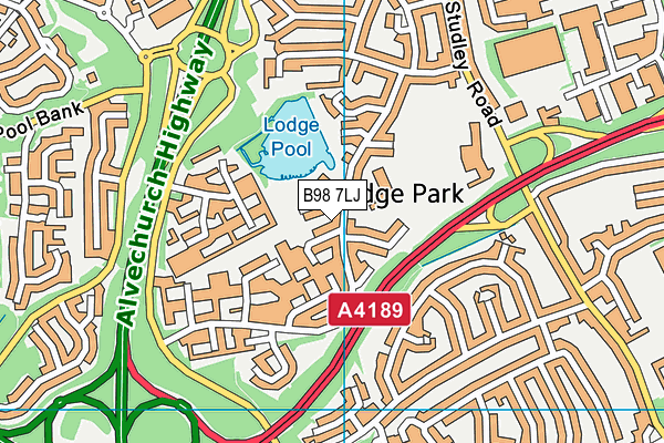 B98 7LJ map - OS VectorMap District (Ordnance Survey) B98 7LJ map - OS VectorMap District (Ordnance Survey)