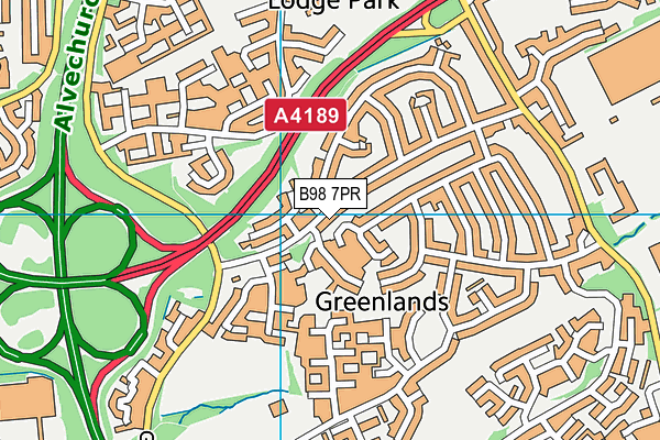 B98 7PR map - OS VectorMap District (Ordnance Survey) B98 7PR map - OS VectorMap District (Ordnance Survey)