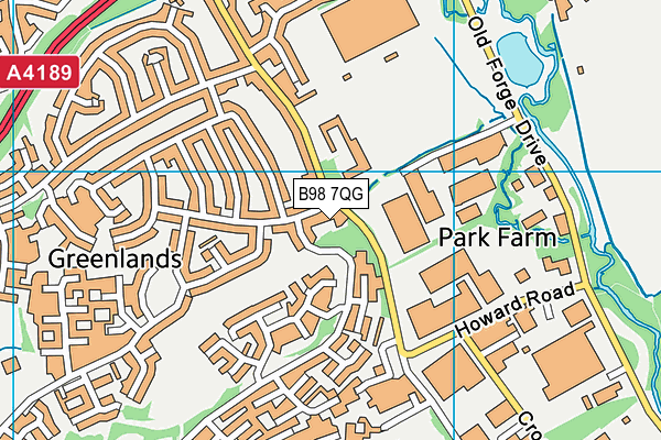 B98 7QG map - OS VectorMap District (Ordnance Survey) B98 7QG map - OS VectorMap District (Ordnance Survey)