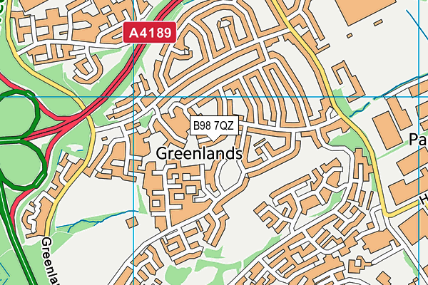 B98 7QZ map - OS VectorMap District (Ordnance Survey) B98 7QZ map - OS VectorMap District (Ordnance Survey)