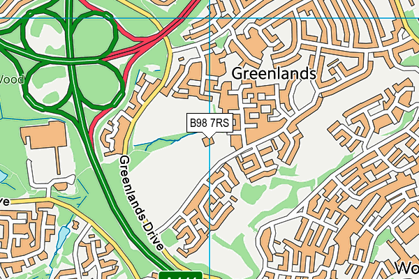 B98 7RS map - OS VectorMap District (Ordnance Survey) B98 7RS map - OS VectorMap District (Ordnance Survey)