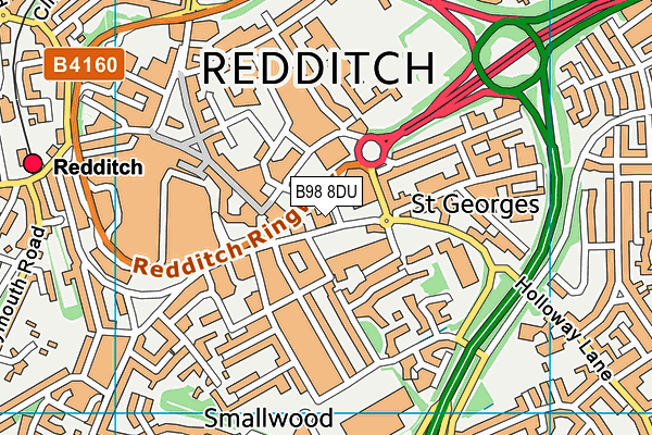 B98 8DU map - OS VectorMap District (Ordnance Survey) B98 8DU map - OS VectorMap District (Ordnance Survey)