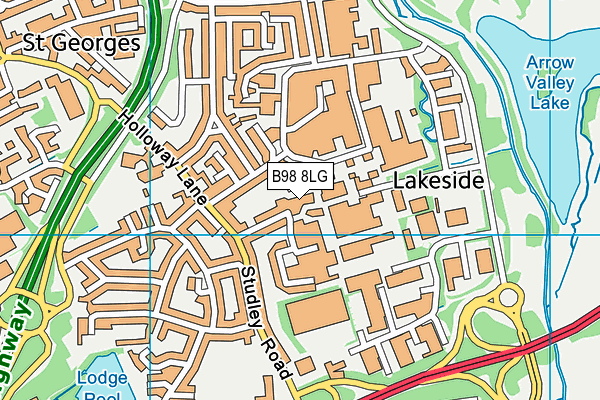 B98 8LG map - OS VectorMap District (Ordnance Survey) B98 8LG map - OS VectorMap District (Ordnance Survey)