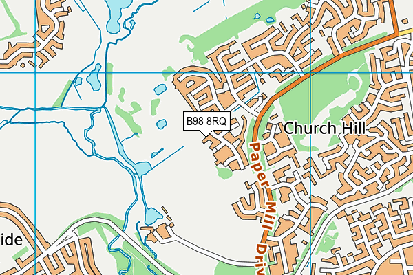 B98 8RQ map - OS VectorMap District (Ordnance Survey) B98 8RQ map - OS VectorMap District (Ordnance Survey)