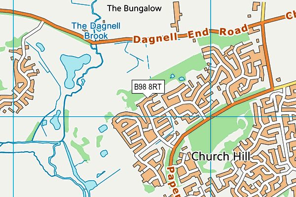 B98 8RT map - OS VectorMap District (Ordnance Survey) B98 8RT map - OS VectorMap District (Ordnance Survey)
