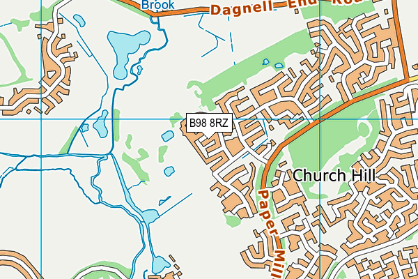 B98 8RZ map - OS VectorMap District (Ordnance Survey) B98 8RZ map - OS VectorMap District (Ordnance Survey)