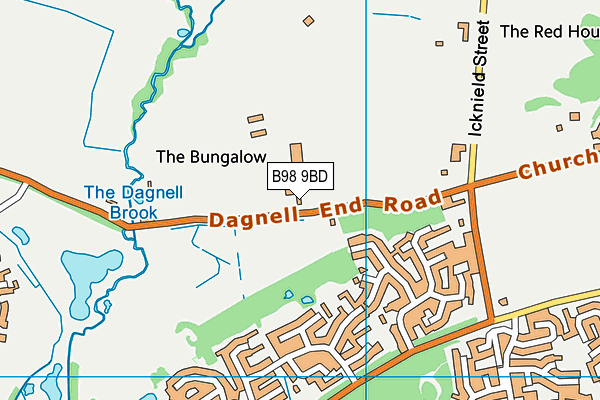 B98 9BD map - OS VectorMap District (Ordnance Survey) B98 9BD map - OS VectorMap District (Ordnance Survey)