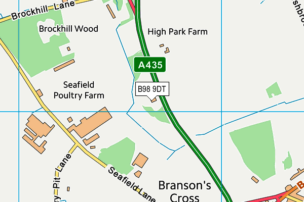 B98 9DT map - OS VectorMap District (Ordnance Survey) B98 9DT map - OS VectorMap District (Ordnance Survey)
