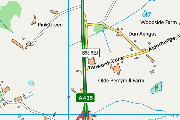 B98 9EJ map - OS VectorMap District (Ordnance Survey) B98 9EJ map - OS VectorMap District (Ordnance Survey)