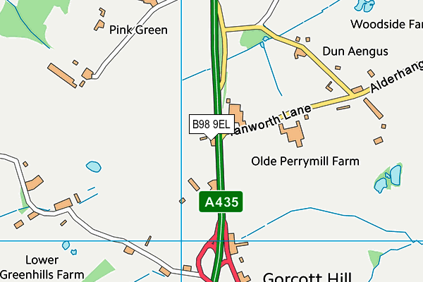 B98 9EL map - OS VectorMap District (Ordnance Survey) B98 9EL map - OS VectorMap District (Ordnance Survey)