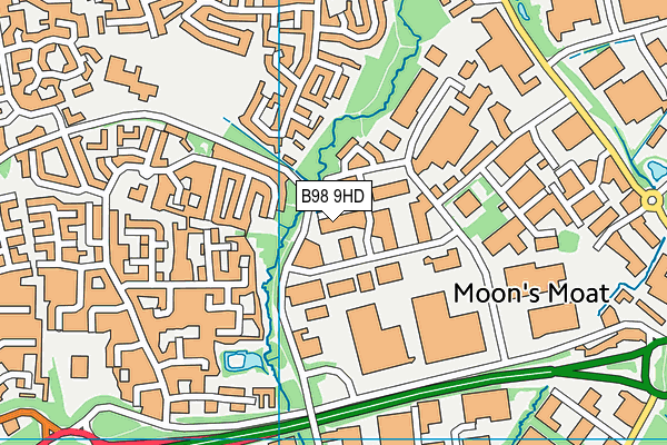 B98 9HD map - OS VectorMap District (Ordnance Survey) B98 9HD map - OS VectorMap District (Ordnance Survey)