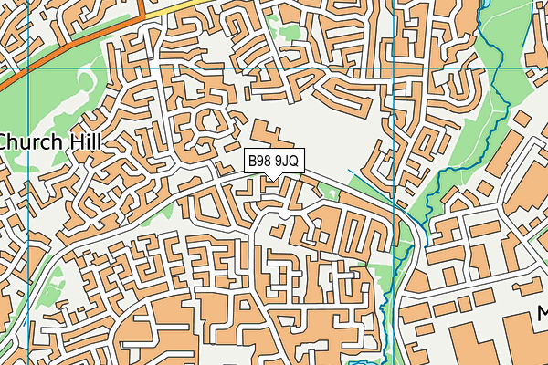B98 9JQ map - OS VectorMap District (Ordnance Survey) B98 9JQ map - OS VectorMap District (Ordnance Survey)