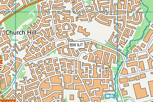 B98 9JT map - OS VectorMap District (Ordnance Survey) B98 9JT map - OS VectorMap District (Ordnance Survey)
