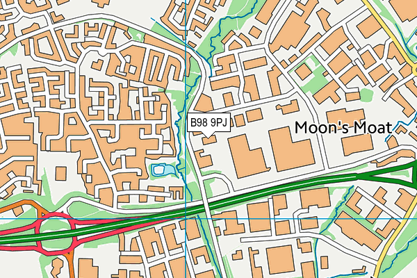 B98 9PJ map - OS VectorMap District (Ordnance Survey) B98 9PJ map - OS VectorMap District (Ordnance Survey)