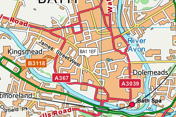 BA1 1EF map - OS VectorMap District (Ordnance Survey) BA1 1EF map - OS VectorMap District (Ordnance Survey)