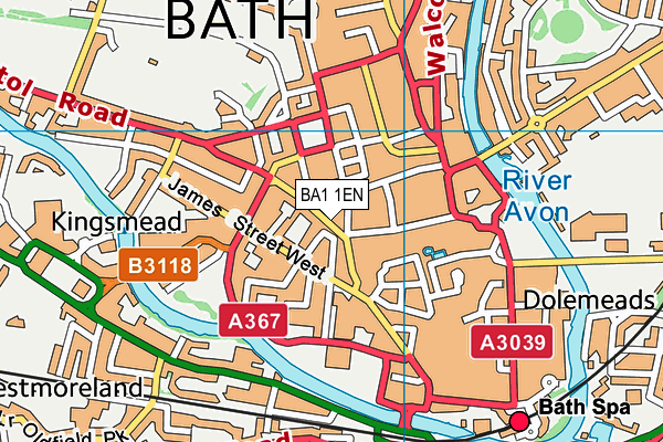 BA1 1EN map - OS VectorMap District (Ordnance Survey) BA1 1EN map - OS VectorMap District (Ordnance Survey)