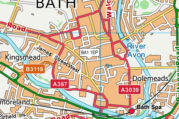 BA1 1EP map - OS VectorMap District (Ordnance Survey) BA1 1EP map - OS VectorMap District (Ordnance Survey)