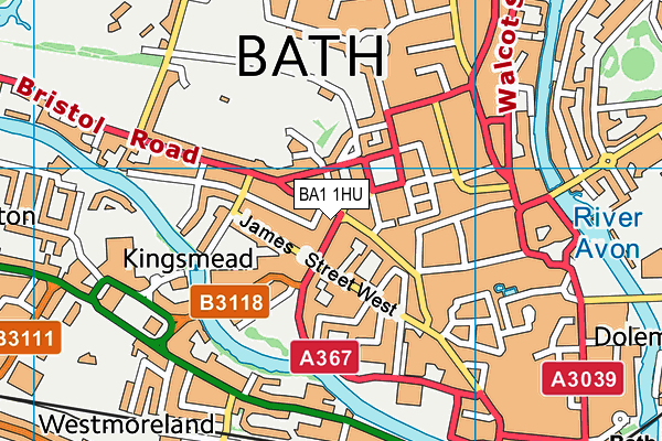 BA1 1HU map - OS VectorMap District (Ordnance Survey) BA1 1HU map - OS VectorMap District (Ordnance Survey)