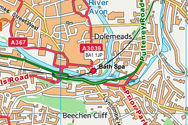 BA1 1JP map - OS VectorMap District (Ordnance Survey) BA1 1JP map - OS VectorMap District (Ordnance Survey)