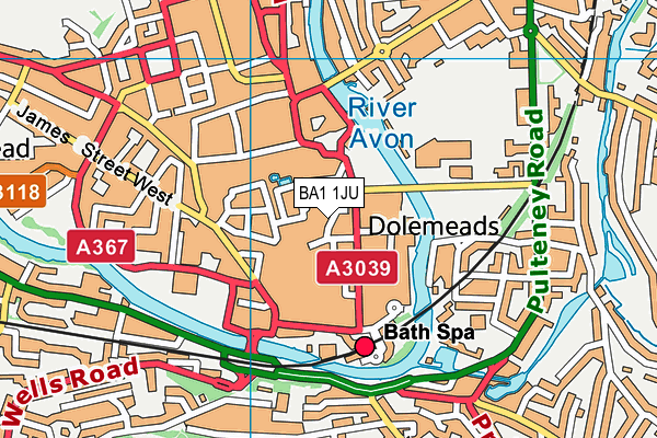 BA1 1JU map - OS VectorMap District (Ordnance Survey) BA1 1JU map - OS VectorMap District (Ordnance Survey)