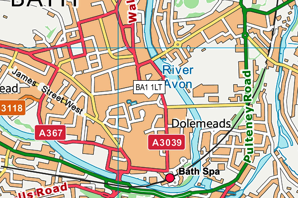 BA1 1LT map - OS VectorMap District (Ordnance Survey) BA1 1LT map - OS VectorMap District (Ordnance Survey)