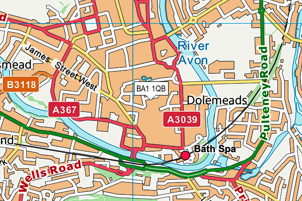 BA1 1QB map - OS VectorMap District (Ordnance Survey) BA1 1QB map - OS VectorMap District (Ordnance Survey)