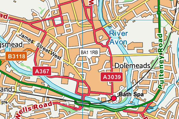 BA1 1RB map - OS VectorMap District (Ordnance Survey) BA1 1RB map - OS VectorMap District (Ordnance Survey)