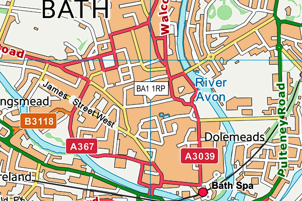 BA1 1RP map - OS VectorMap District (Ordnance Survey) BA1 1RP map - OS VectorMap District (Ordnance Survey)