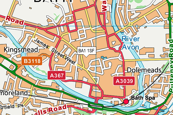 BA1 1SF map - OS VectorMap District (Ordnance Survey) BA1 1SF map - OS VectorMap District (Ordnance Survey)