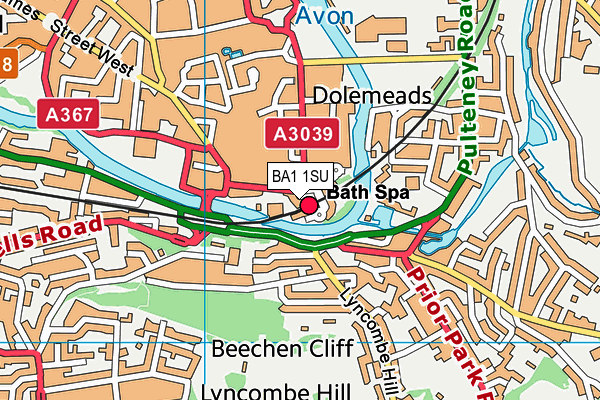 BA1 1SU map - OS VectorMap District (Ordnance Survey) BA1 1SU map - OS VectorMap District (Ordnance Survey)