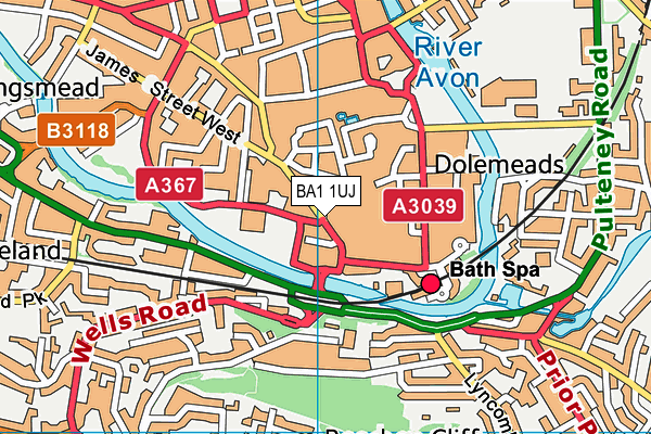 BA1 1UJ map - OS VectorMap District (Ordnance Survey) BA1 1UJ map - OS VectorMap District (Ordnance Survey)