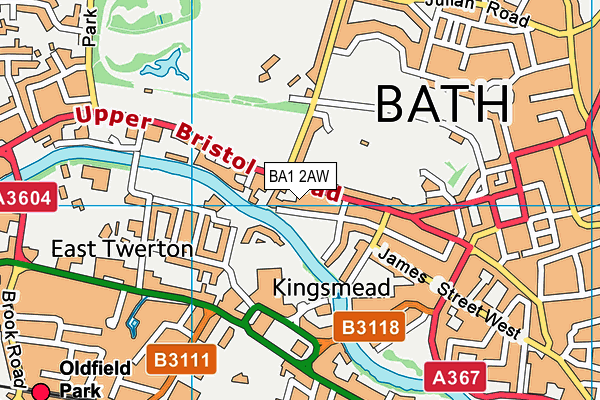 BA1 2AW map - OS VectorMap District (Ordnance Survey) BA1 2AW map - OS VectorMap District (Ordnance Survey)