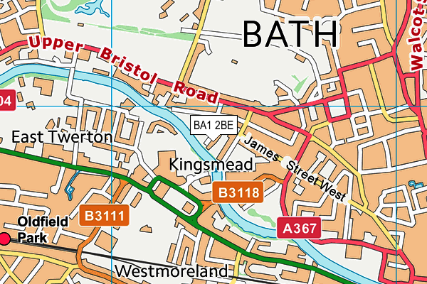 BA1 2BE map - OS VectorMap District (Ordnance Survey) BA1 2BE map - OS VectorMap District (Ordnance Survey)