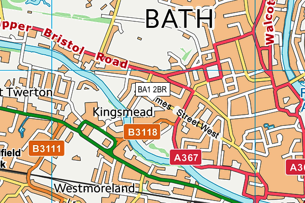 BA1 2BR map - OS VectorMap District (Ordnance Survey) BA1 2BR map - OS VectorMap District (Ordnance Survey)