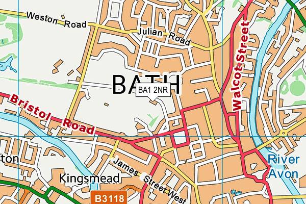 BA1 2NR map - OS VectorMap District (Ordnance Survey) BA1 2NR map - OS VectorMap District (Ordnance Survey)