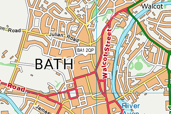 BA1 2QP map - OS VectorMap District (Ordnance Survey) BA1 2QP map - OS VectorMap District (Ordnance Survey)